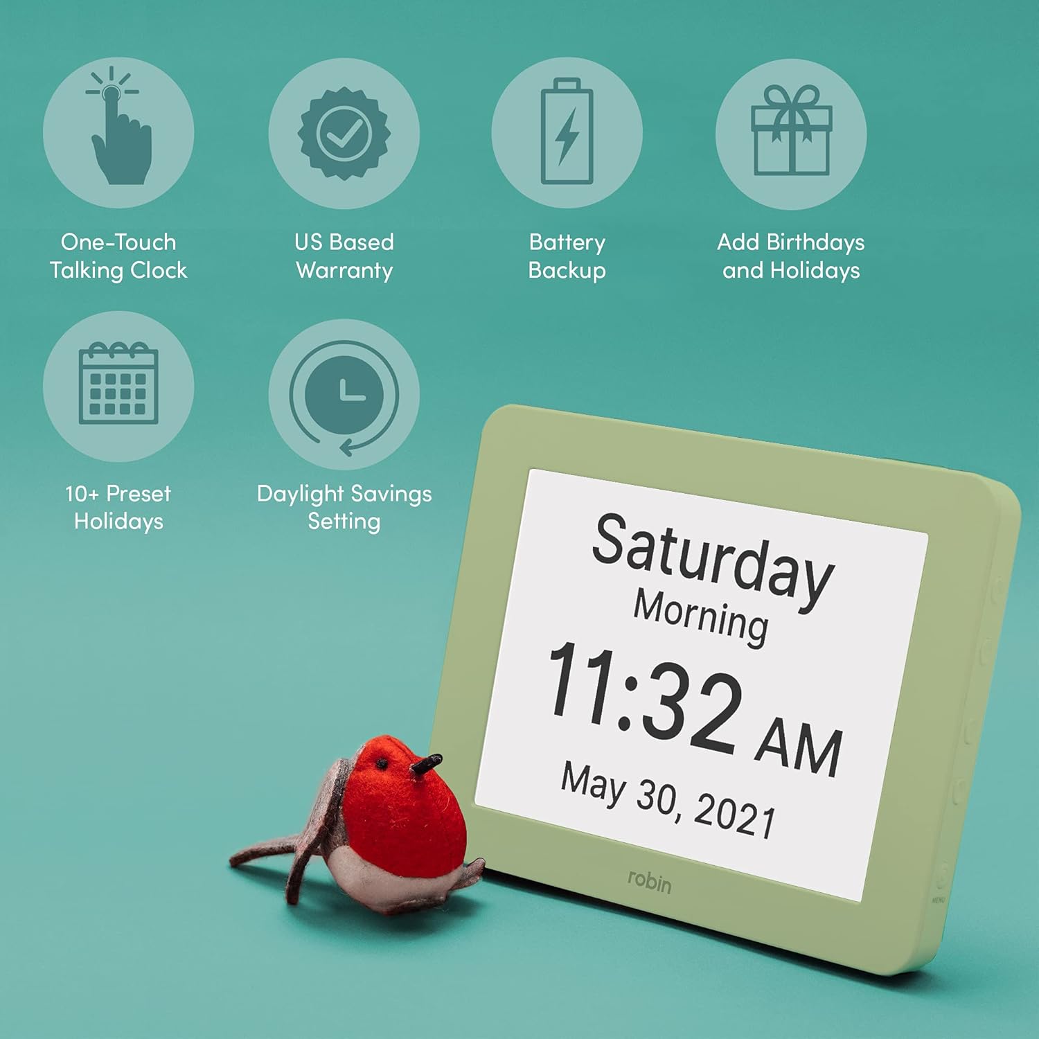 Robin Day Clock